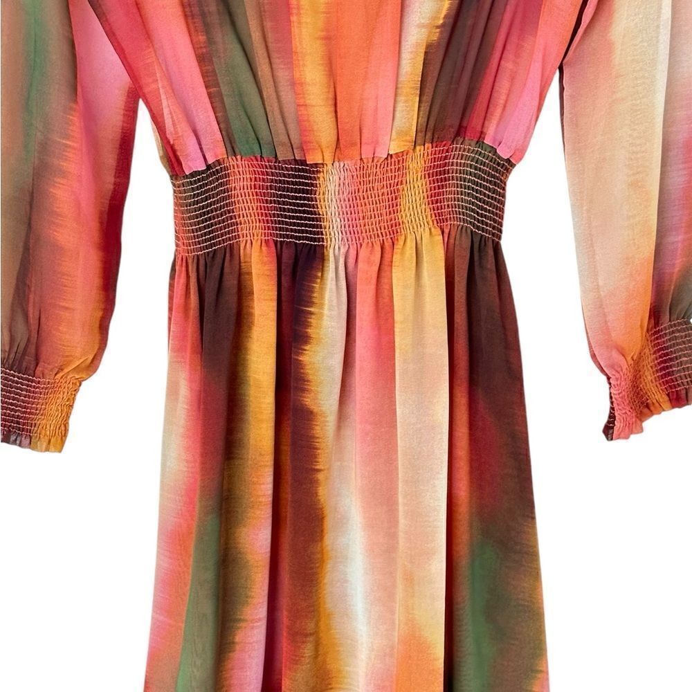Misa Los Angeles Poppy Midi Dress in Jaipur Ombre | Size S - Picture 7 of 9